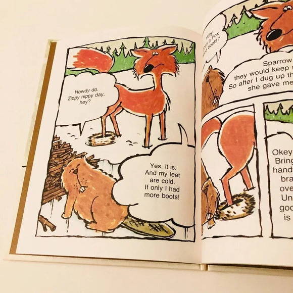 Lot of 2 Vtg Books The Fox With Cold Feet and The Goat Parade - Picture 8 of 16